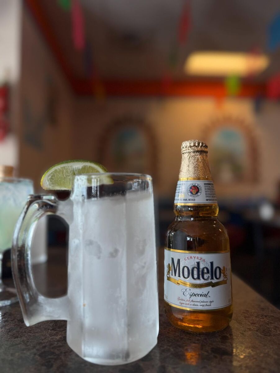 Ice-cold cerveza and a frosted mug
